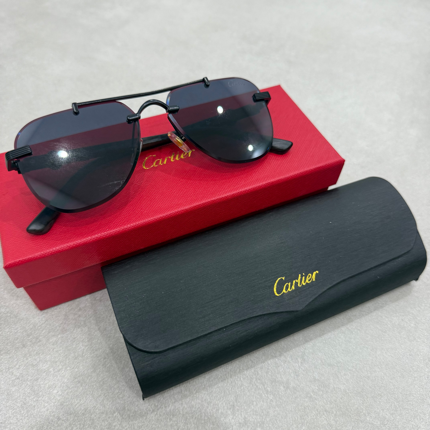 CARTIER AVIATOR SUNGLASSES