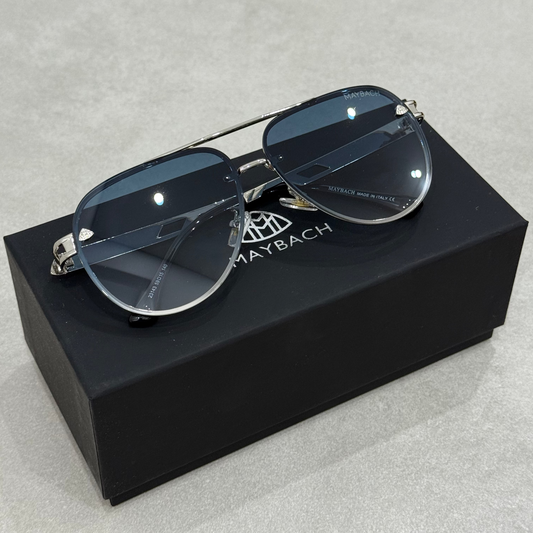 BLUE FRAME MAYBACH SUNGLASSES