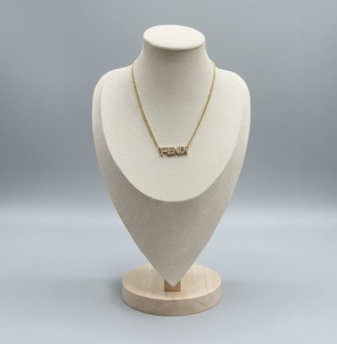 FENDI NECKLACE GOLD