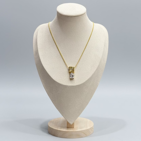 DIAMOND FENDI GOLD NECKLACE