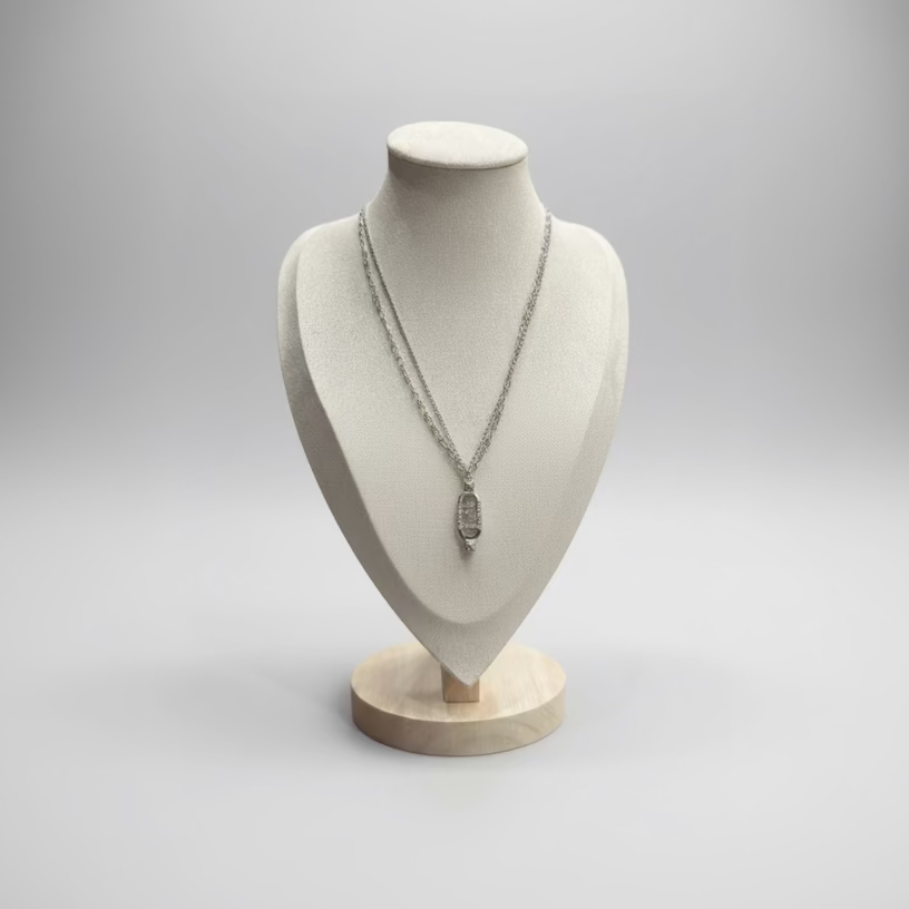 FENDI DOUBLE CHAIN NECKLACE